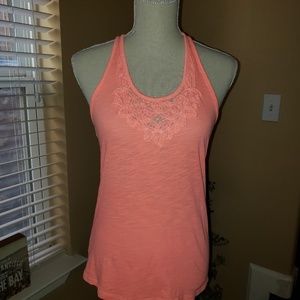 Junior's coral racerback tank sz S